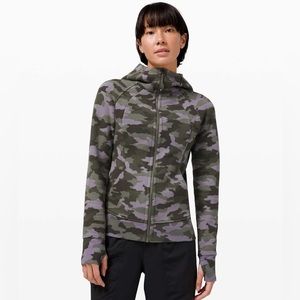 Lululemon Lavender Camo Scuba Full Zip